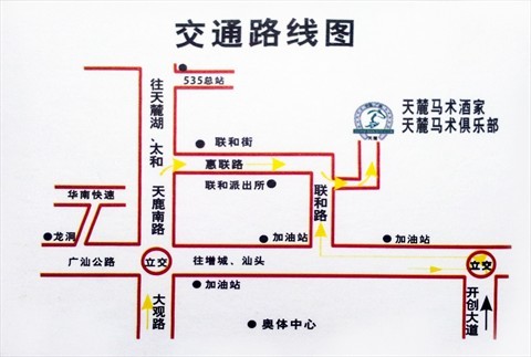 详细交通线路图