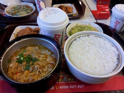 酸汤肥牛饭 - 五羊新城的真功夫)
