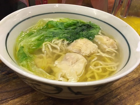 鸡汤云吞面 公主坟/万寿路的南京大牌档)