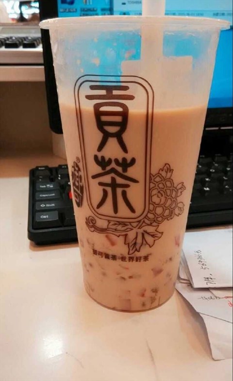 招牌珍珠奶茶 - 长风公园的贡茶