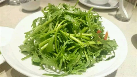 凉拌芝麻菜(15元)