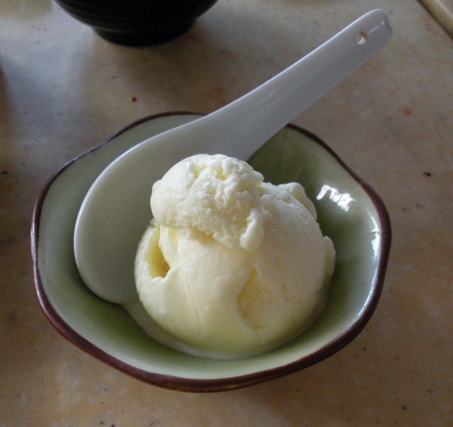 餐后冰激凌