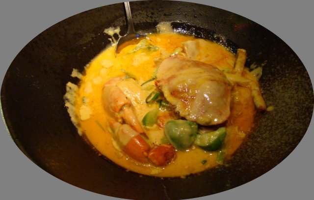 皇室咖喱蟹,好吃!配的锅巴也比较有创意!我想如果配点意粉也应该不错!