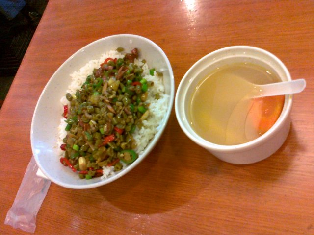 酸辣鸡杂套餐