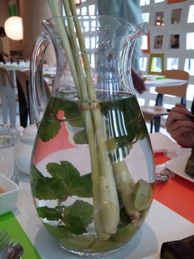 狠多新鲜香草的水