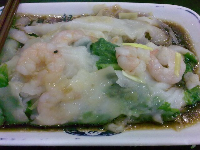 韭黄鲜虾肠