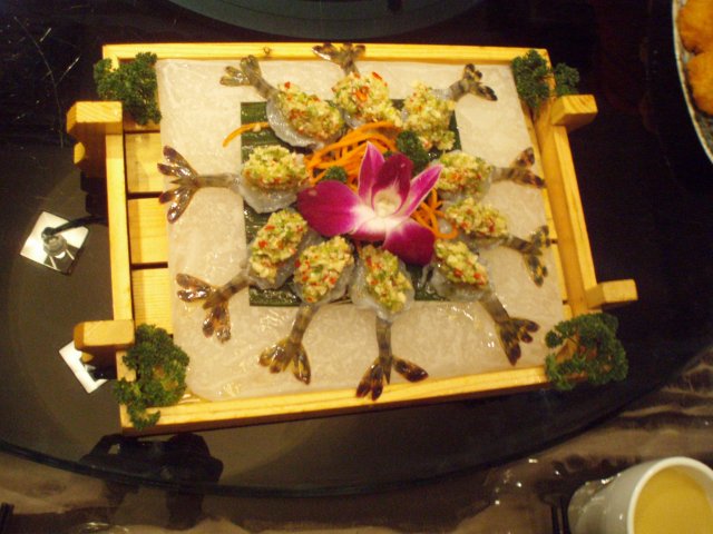 鲜虾刺身