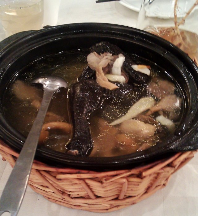 乌鸡菌菇汤