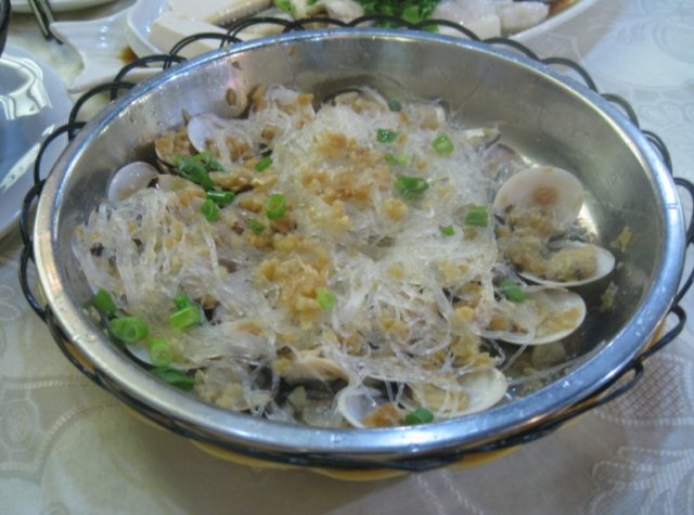 蒜蓉粉丝蒸海贝