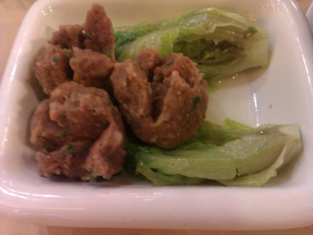 白灼牛肉肉丸
