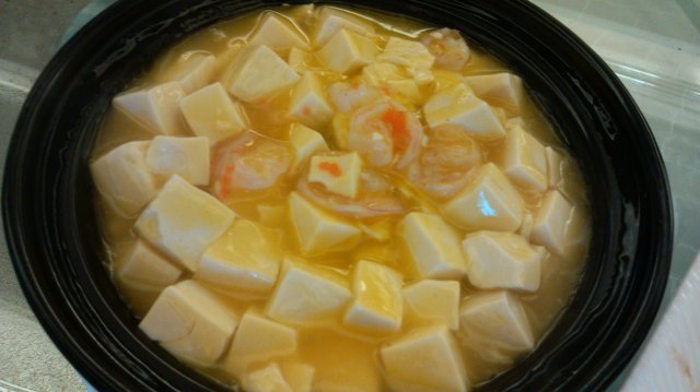 虾仁蟹子豆腐lg说虾仁是假的