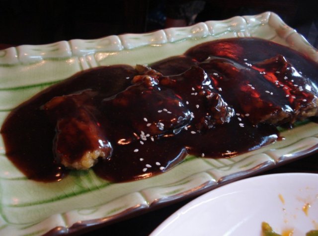 牦牛肉酿茄子