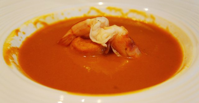 意式明虾饺浓汤