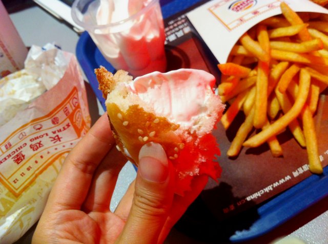 一种新吃法雪糕醮面包