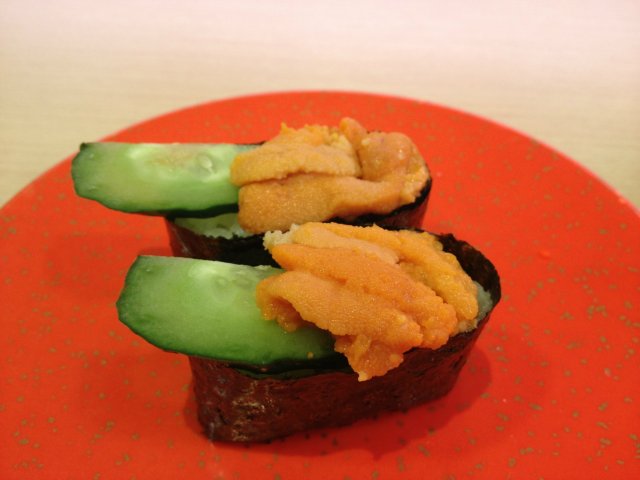 海胆寿司无鲜味