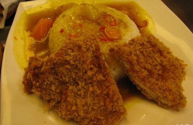 猪扒饭