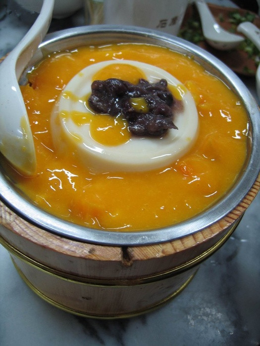 木桶芒果豆腐花