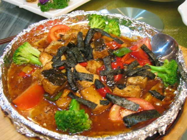 铁板烧汁鳗鱼粒