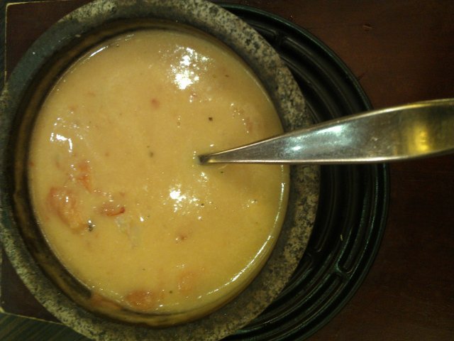 鲜虾番茄石锅汤