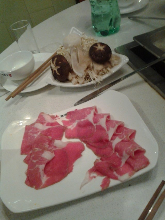 羊肉,菌菇