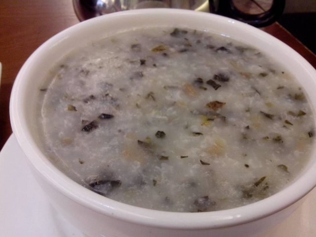 菜干咸骨粥