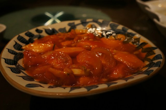 木瓜番茄黄豆焖鲜鲍