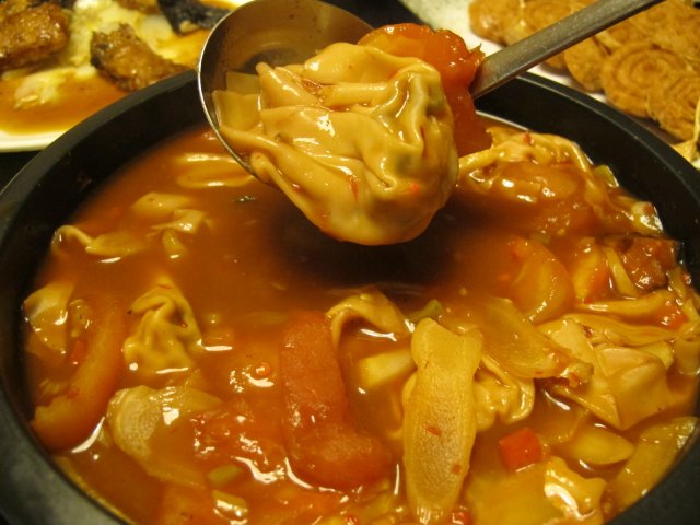 酸辣水饺
