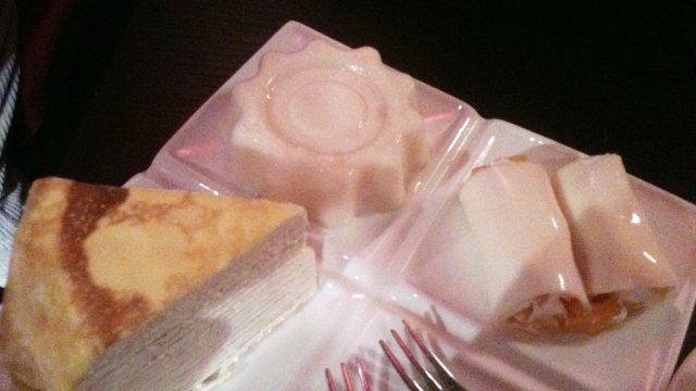 芒果肠粉 千层 布丁