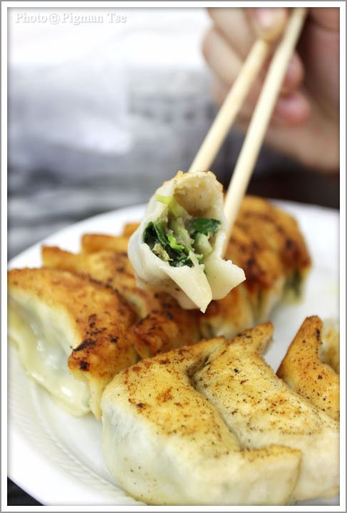 煎饺特写
