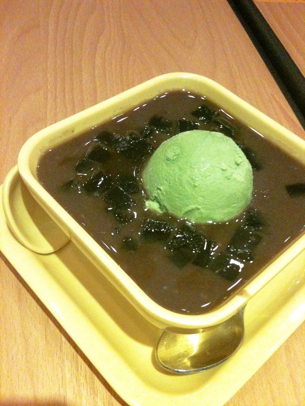 红豆凉粉抹茶雪糕