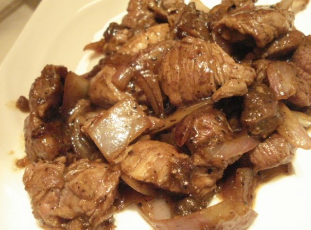 黑椒牛排
