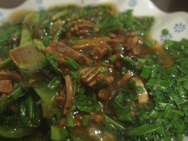 东西都做成一坨一坨的，大倒胃口