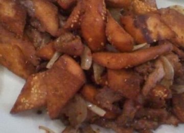 馕炒肉
