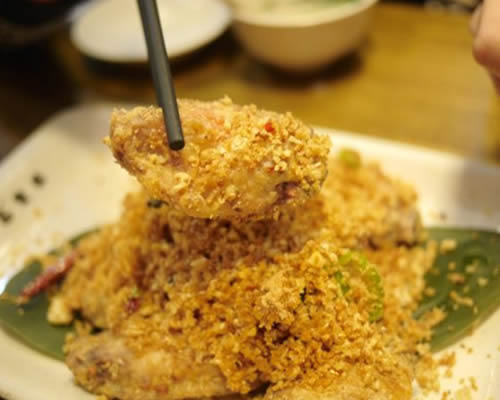避风塘鸡翅