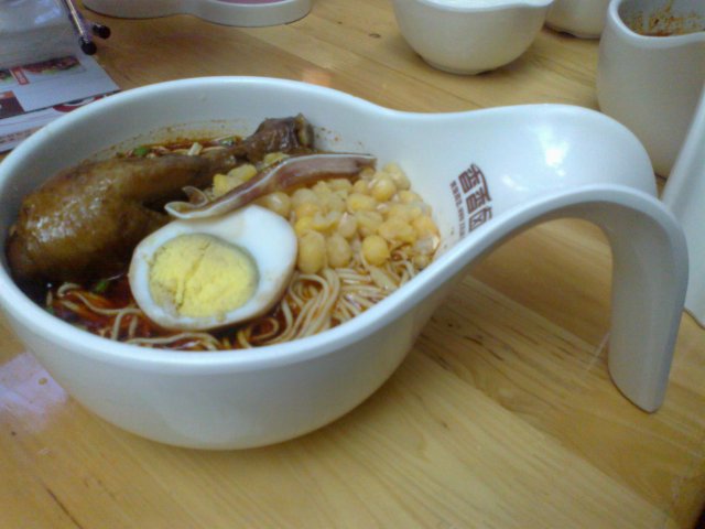 鸡腿卤面
