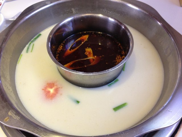 豆浆麻辣锅