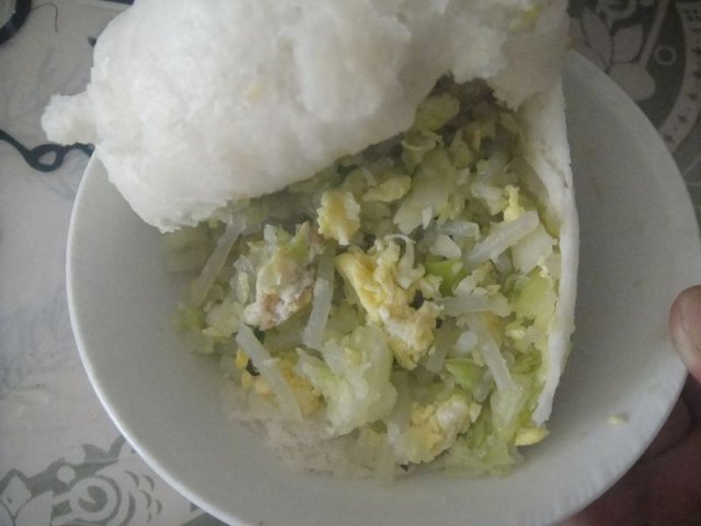 圆白菜鸡蛋馅