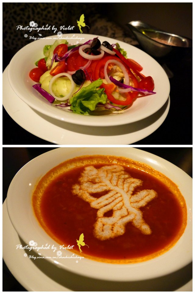 【田园什锦蔬菜沙拉】、【意大利蔬菜汤】