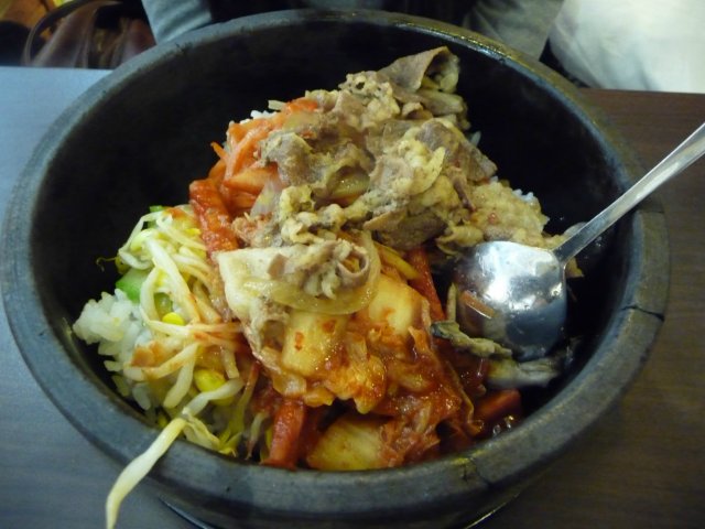 肥牛石锅拌饭