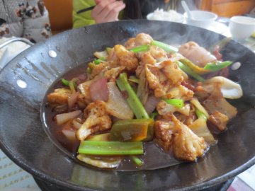 干锅花菜
