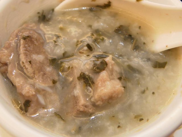 菜干咸骨粥