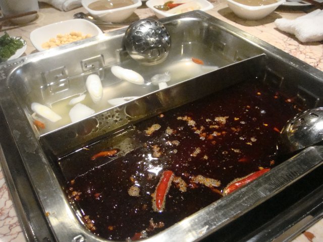 麻辣清汤鸳鸯锅底