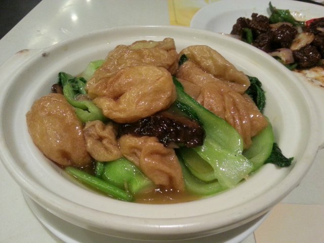 面筋菜心煲