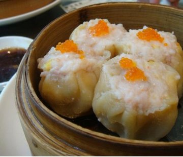 蟹子虾仁烧卖