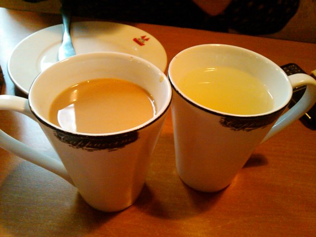 热奶茶 热蜂蜜柚子茶
