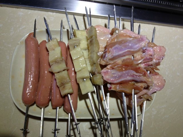 香肠 牛板筋 鸡翅
