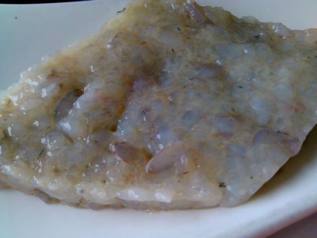 虾滑特写