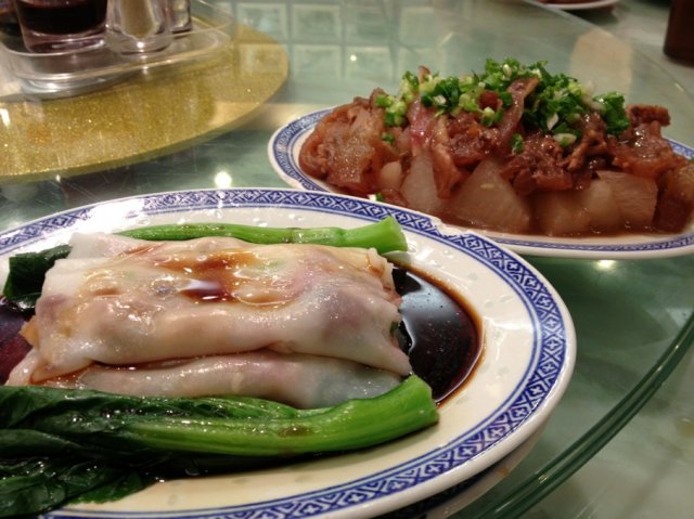 叉烧腸与五香牛筋