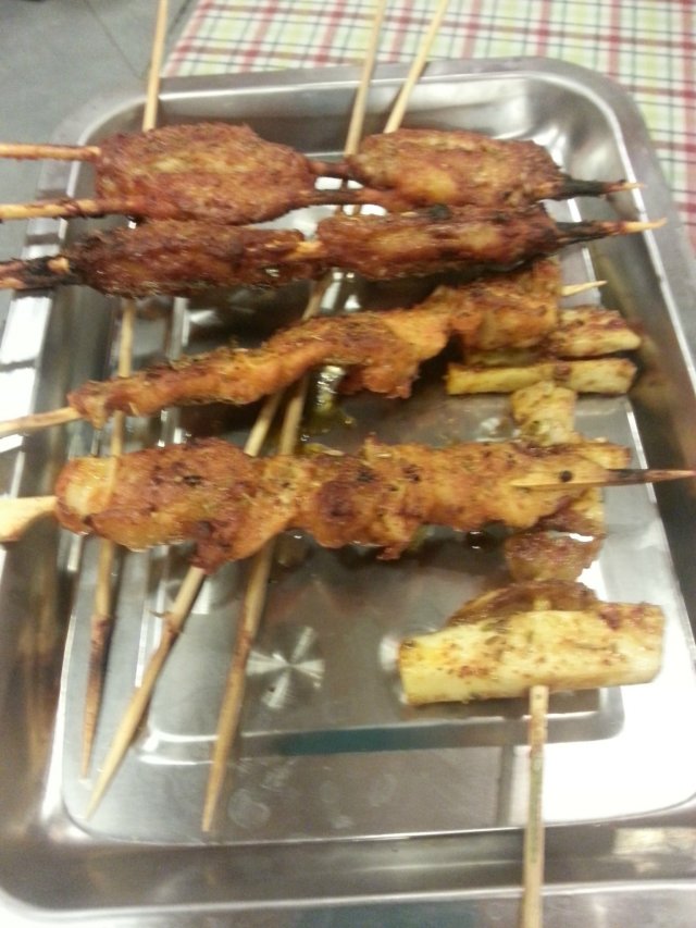 鸡翅、板筋