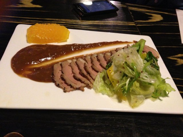橙味鸭胸